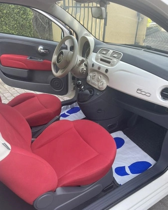 Fiat 500 cena 17800 przebieg: 159000, rok produkcji 2008 z Biała małe 301